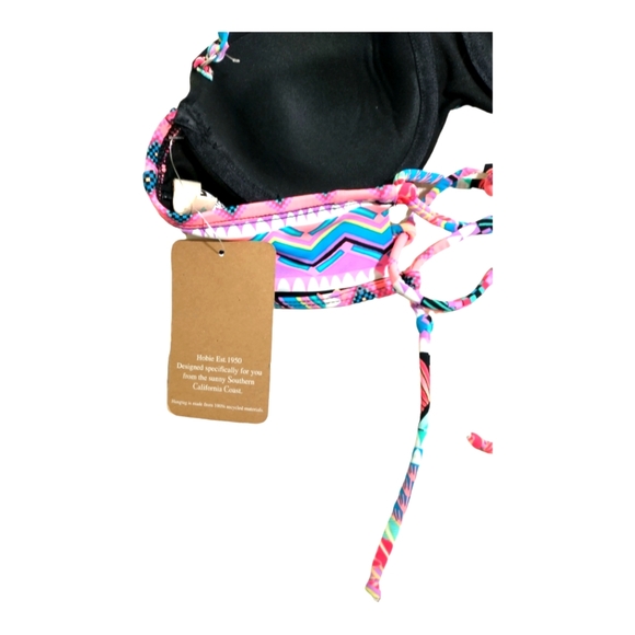 Hobie Multicolor bikini top. L - Picture 5 of 10